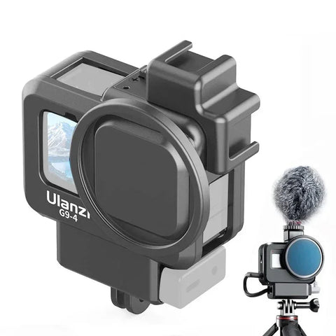 Ulanzi G9-4 Skyddsram Vlog med tillbehörshållare cold shoe till GoPro Hero12/11/10/9 Black - Action King