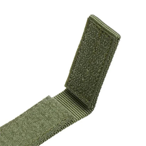 Nyckelband - Taktiskt Fäste i Nylon med Karbinhake, För Bälte / Molle - Skog - Action King