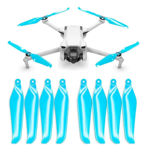 Master Airscrew - DJI Mini 3 Stealth Upgrade Propellers - Propeller till DJI Mini 3 - Blå - Kit 4-Pack
