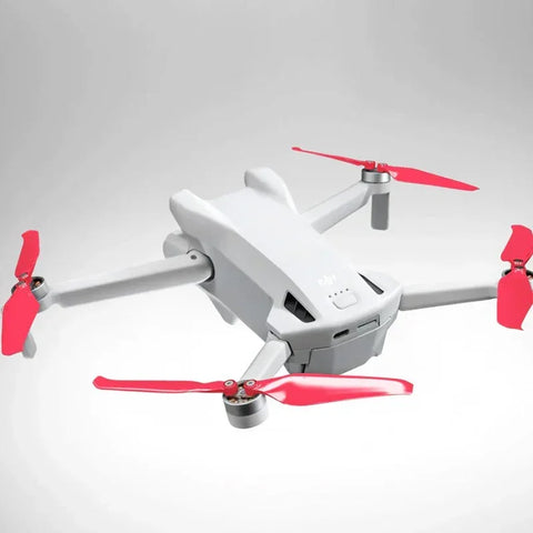 Master Airscrew - DJI Mini 3 Stealth Upgrade Propellers - Propeller till DJI Mini 3 - Röd - Kit 4-Pack