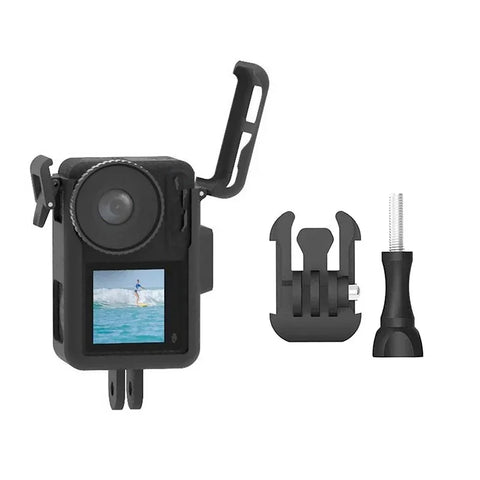 Skyddsram Vlog med tillbehörshållare cold shoe till DJI Osmo Action 4 / 3