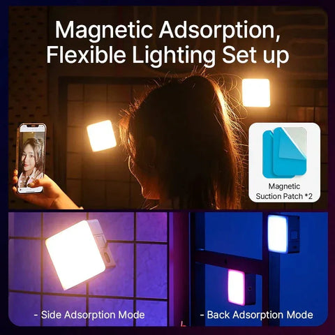 Ulanzi VL49 RGB Pro Belysning LED för foto / video - 2500mAh internt batteri - Action King