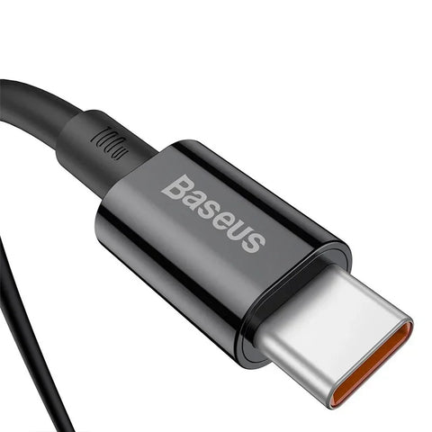 Baseus Superior Series USB-C kabel PD 2.0 / QC3.0, 100W, 20v/5A, 1m - Svart - Action King