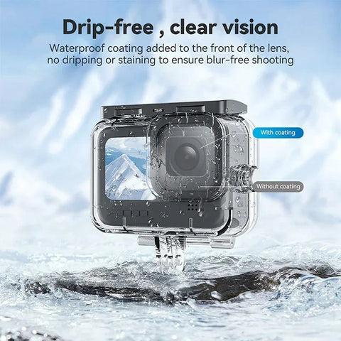 Telesin Vattentätt skal med dubbla bakdörrar till GoPro Hero13/12/11/10/9 Black - Action King