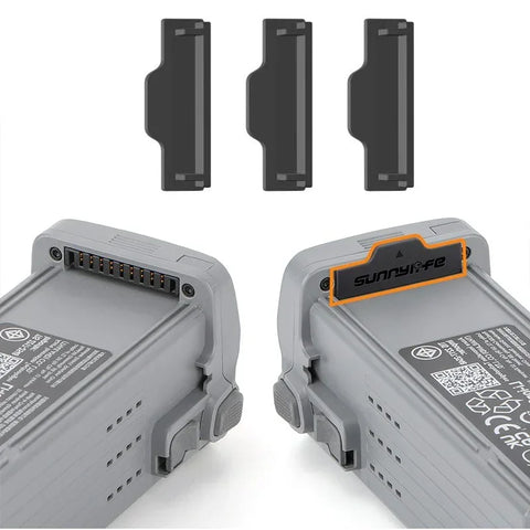 Skydd / Plugg för batterikontakter till DJI Air 3 / Air 3S - Silikon - 3-pack