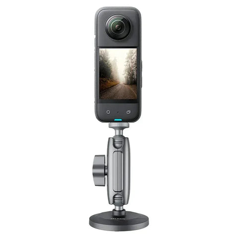 Telesin Magnetfäste dubbelledad med 360° kulled - Kit