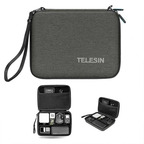 Telesin Väska / Förvaring Mellan Universal för Kamera / Mobil / Tillbehör - DIY - Grå