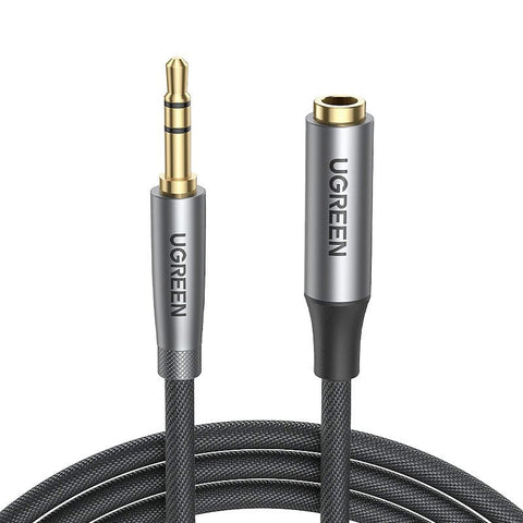 Ugreen AV190 Kabel Förlängning Ljud AUX 3.5mm Ha-Ho - 2m - Svart