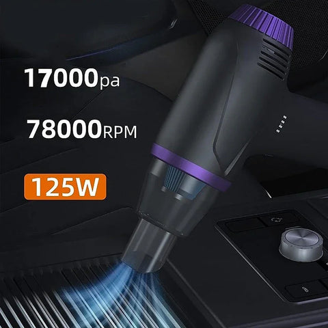 Dammsugare / Dammblåsare / kompressor 2 i 1 sladdlös, 7500mAh laddbart batteri - Kit