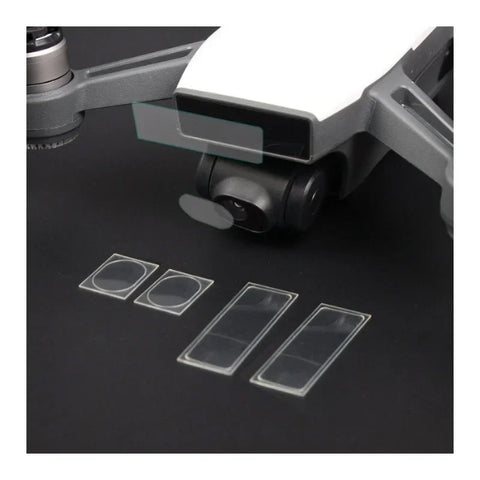 Skyddande film för kamera / 3D-sensor till DJI Spark - 2-pack - Kit