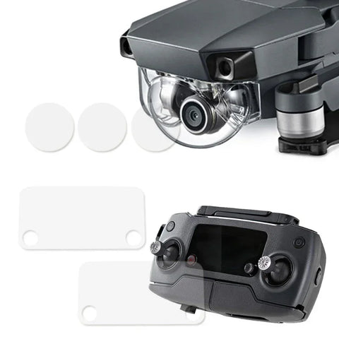 Skyddande film för kameralins / Fjärrkontroll till DJI Mavic Pro - Multi-pack - Kit