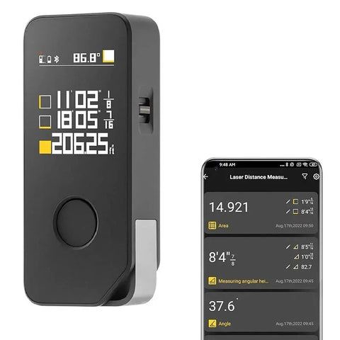 HOTO Smart Laser Measure Pro H-D50 - Smart avståndsmätare laser 50m, Blåtand