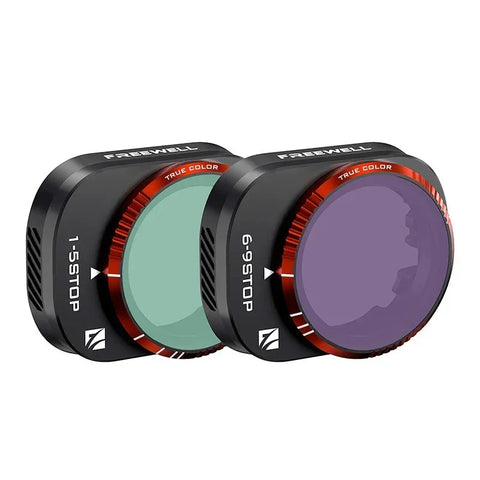 Freewell Filter VND Hard Stop till DJI Mini 4 Pro, 2-pack - ND4 - 32 + ND64 - 512, Variabelt ND - Kit