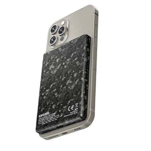 Nitecore NW5000 – Trådlös Powerbank 5000mAh med USB-C & Kolfiber - Action King