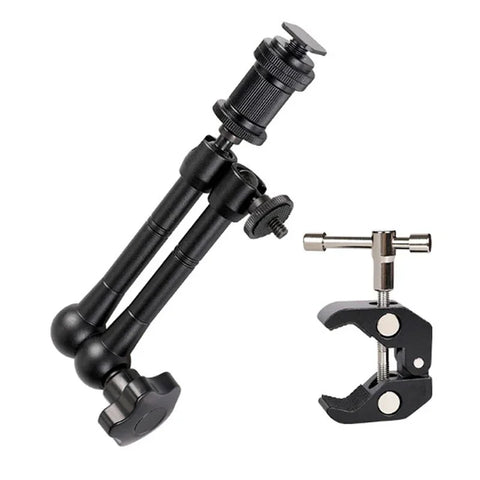 Magic Arm Dubbel 360° Kulled + Klämma - 11" - Aluminium - Kit