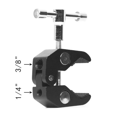 Magic Arm Dubbel 360° Kulled + Klämma - 11" - Aluminium - Kit