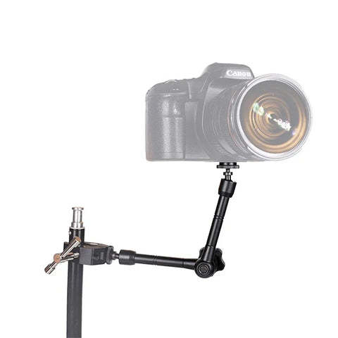 Magic Arm Dubbel 360° Kulled + Klämma - 11" - Aluminium - Kit