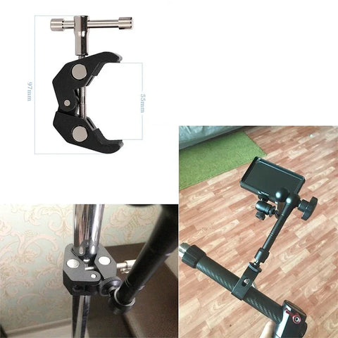 Magic Arm Dubbel 360° Kulled + Klämma - 11" - Aluminium - Kit