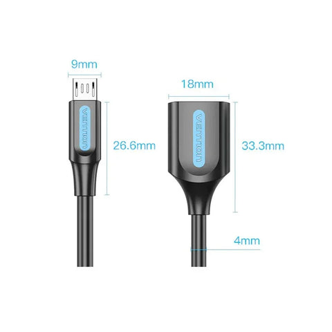 Vention Adapter / Datakabel USB OTG för iPhone/Android till DJI Mavic 2 Pro/Zoom / Mavic Pro / Mavic Air / Mini / Spark fjärr