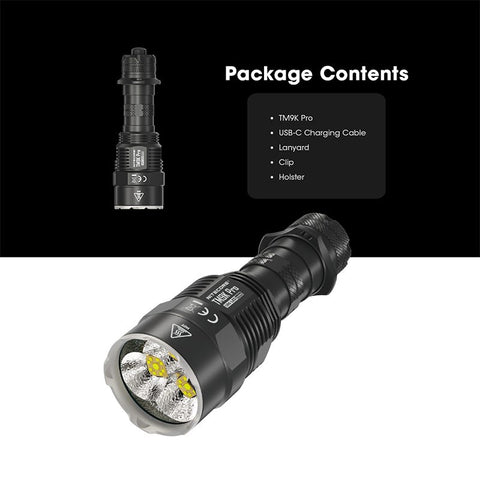 Nitecore TM9K Pro Taktisk Ficklampa - 9900lm