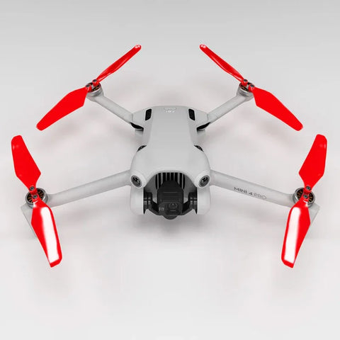 Master Airscrew - DJI Mini 4 Pro / 3 Pro Super Stealth Upgrade - Propeller - Röd - Kit 4-Pack