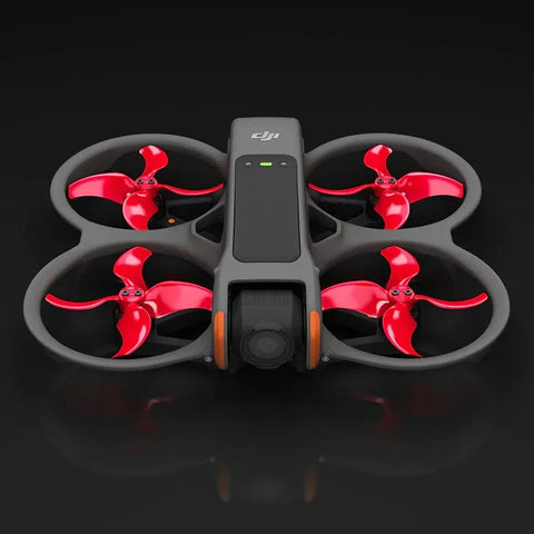 Master Airscrew DJI Avata 2 Upgrade Propellers - 4-Blad Propeller till DJI Avata 2 - Röd - Kit 4-Pack - Action King