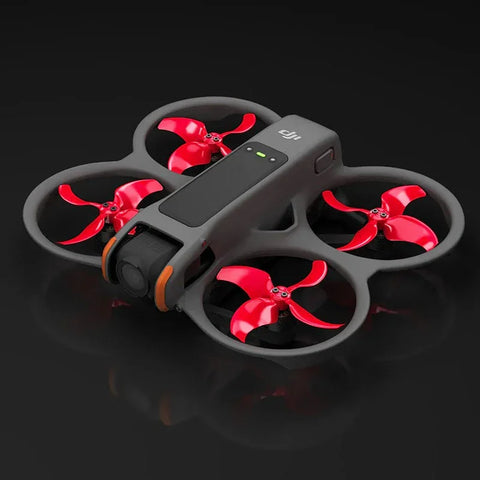 Master Airscrew DJI Avata 2 Upgrade Propellers - 4-Blad Propeller till DJI Avata 2 - Röd - Kit 4-Pack - Action King