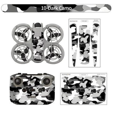 Kamouflage-skin till DJI Neo + RC-N3 - Vinter