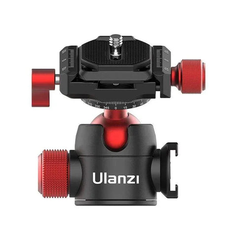 Ulanzi U-70 Kulledsfäste Vlog med tillbehörshållare 360 grader - Aluminium - Action King