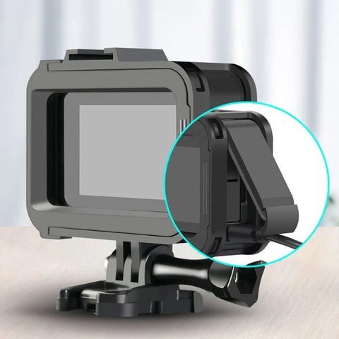 Skyddsram med tillbehörshållare cold shoe till GoPro Hero8 Black