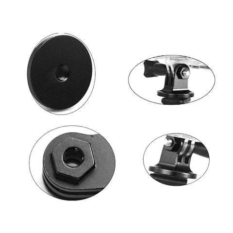 Adapter Kamerastativ med 1/4" skruv till GoPro-Fäste Aluminium - Action King