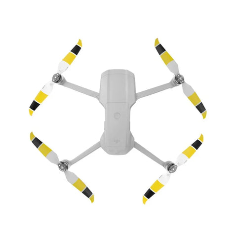 Propeller till DJI Mavic Air 2 / Air 2S - ersätter 7238F - Low Noise - Kit 4-Pack - Gul/Svart