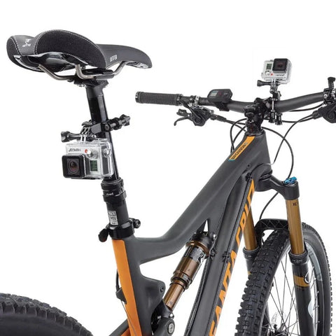 Fäste GoPro till cykelstyre och sadelstolpe - Med länkarm - Rör 10-35mm - Action King