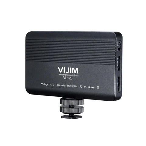 Ulanzi VIJIM VL120 Belysning LED för foto / video - 3100mAh internt batteri - 1250lux - kit - Action King