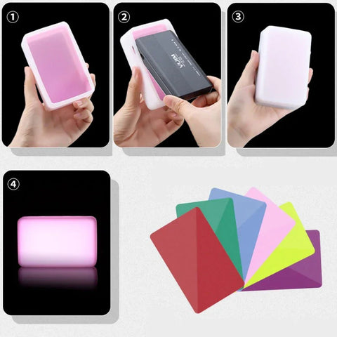Ulanzi VIJIM VL120 Belysning LED för foto / video - 3100mAh internt batteri - 1250lux - kit - Action King