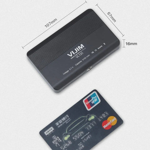 Ulanzi VIJIM VL120 Belysning LED för foto / video - 3100mAh internt batteri - 1250lux - kit - Action King