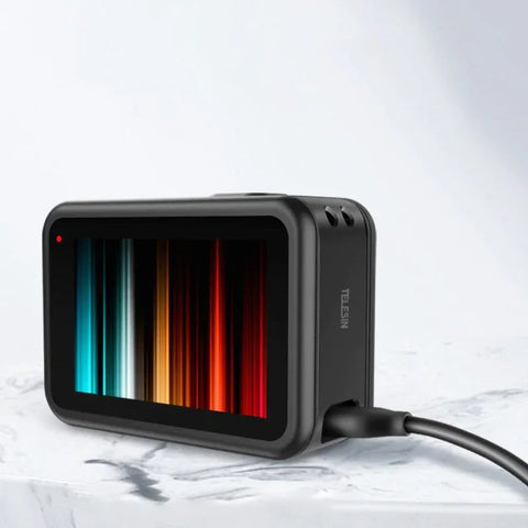 Telesin Batterilucka med genomföring USB till GoPro Hero13/12/11/10/9 Black - Action King