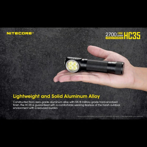 Nitecore HC35 Pannlampa - 2700lm