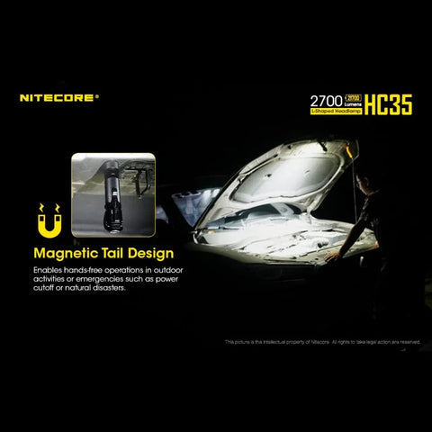 Nitecore HC35 Pannlampa - 2700lm