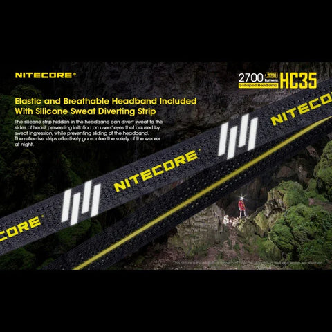 Nitecore HC35 Pannlampa - 2700lm