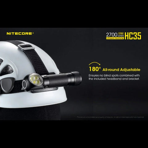 Nitecore HC35 Pannlampa - 2700lm