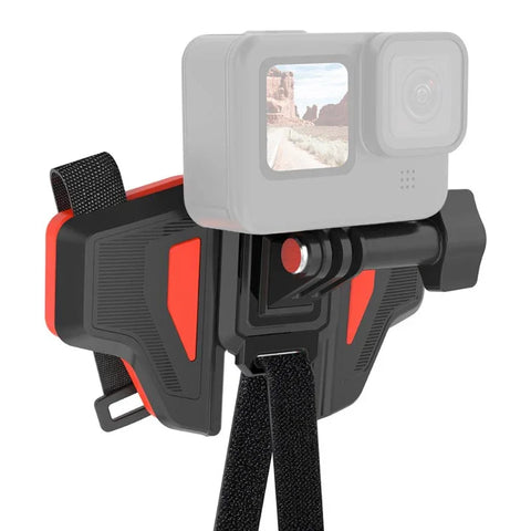 Telesin Fäste för hjälm vid haka - GoPro-fäste - Vikbar - Action King