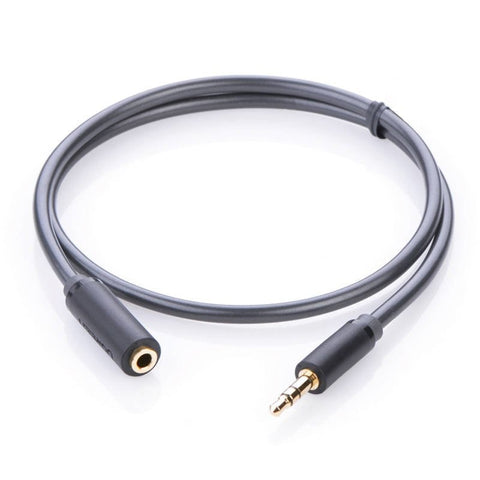 Ugreen AV124 Kabel Förlängning Ljud AUX 3.5mm Ha-Ho - 0.5m - Grå