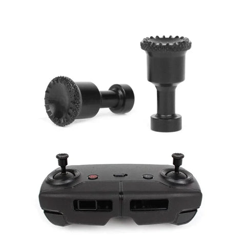Stick / Spak till DJI Mavic Air / Mini / SE / Mavic 2 Pro/Zoom fjärrkontroll - 2-pack Aluminium - Svart