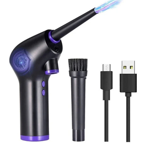 Dammblåsare / kompressor sladdlös, 6000mAh laddbart batteri - Kit