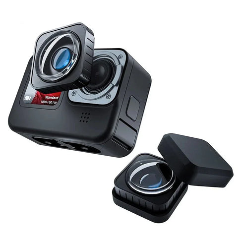 Telesin Max Lens Mod till GoPro Hero12/11/Mini/10/9 Black - 155° Ultra-Vidvinkel - Action King
