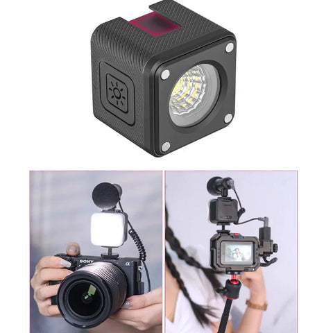 Ulanzi L2 Cute Light Vattentät Belysning LED för foto / video - 800mAh internt batteri - 1000 Lux - Kit - Action King