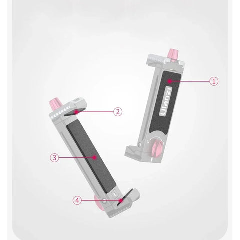 Ulanzi U-Pad III Tablet Clamp Fäste - hållare Padda till 1/4" skruv - Aluminium - Action King