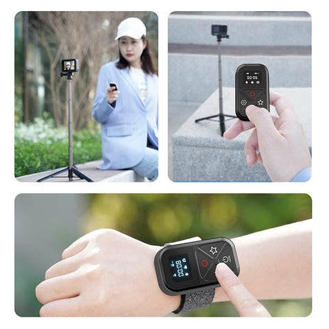 Fjärrkontroll Smart Remote V2 till GoPro Hero13/12/11/Mini/10/9/8 Black/MAX & Mobil