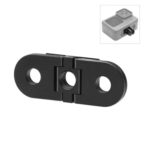 Adapter Folding Fingers / 1/4" gänga till GoPro Hero12/11/10/9/8 Black/MAX - Aluminium
